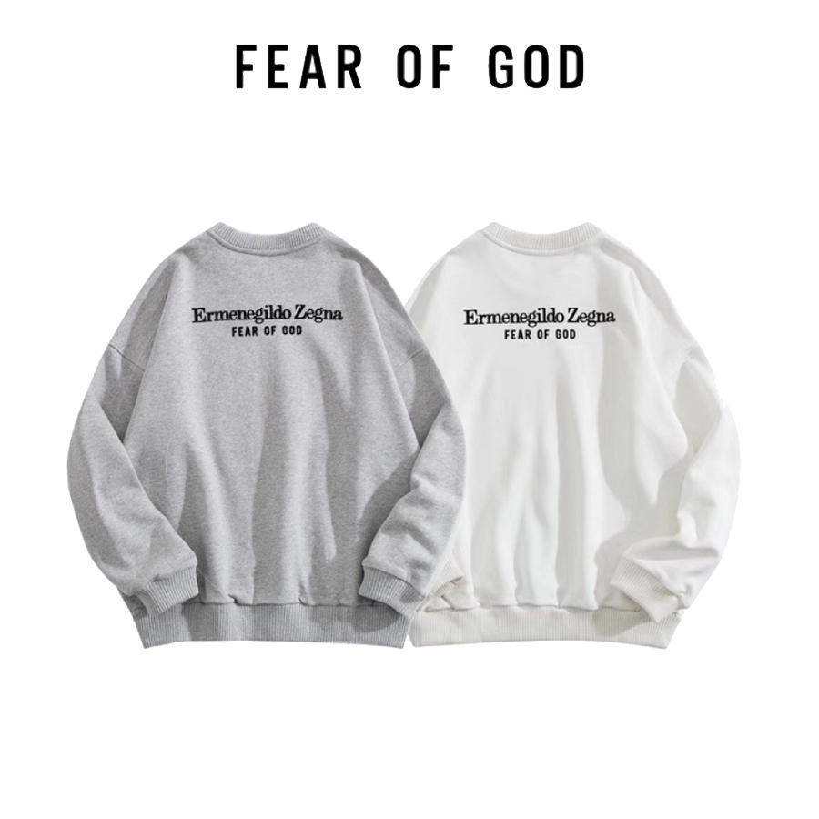 Mr.W】Fear of god x Ermenegildo Zegna 傑尼亞聯名系列植絨印花圓領