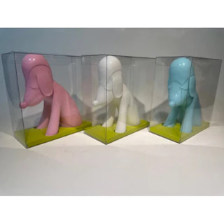 奈良美智 あおもり犬 貯金箱 ブルー(水色) 青森県立美術館限定 奈良美智「あおもり犬貯金箱