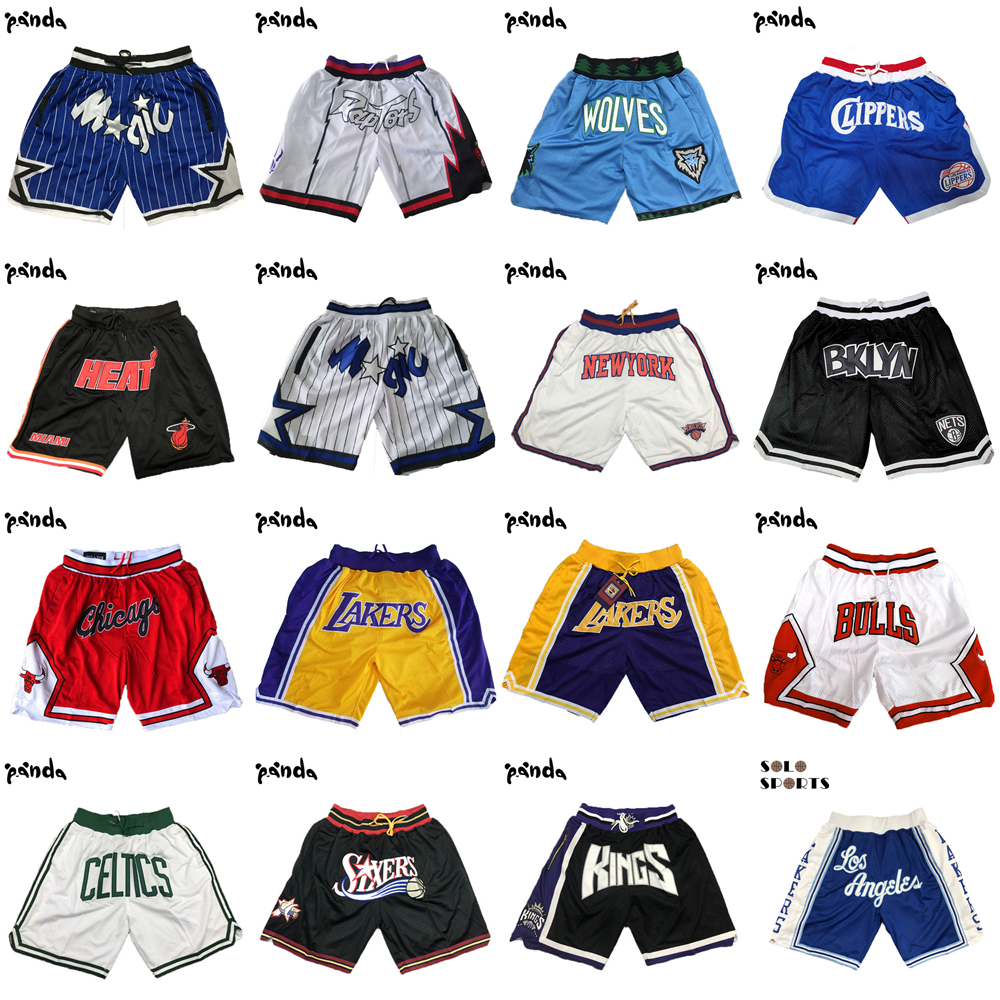 NBA籃球褲 Just Don 高街復古 透氣兩層復古密繡口袋球褲 詹姆斯同款 暴龍籃網湖人公牛籃球褲 透氣網褲運動褲 | 蝦皮購物