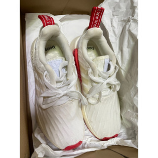 Adidas nmd r2 2024 white red fake