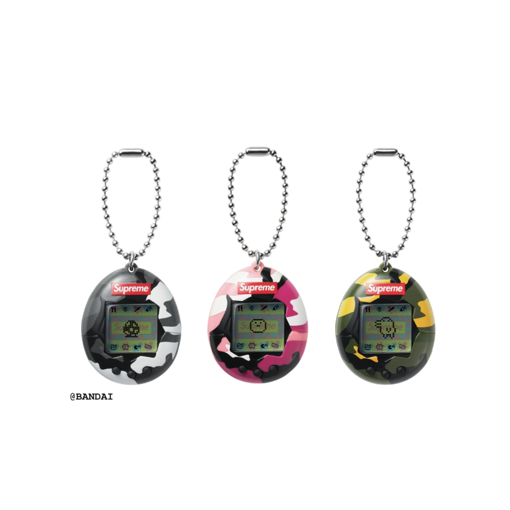 日貨代購CITY】2023SS SUPREME tamagotchi 電子雞遊戲機鑰匙圈BOX LOGO