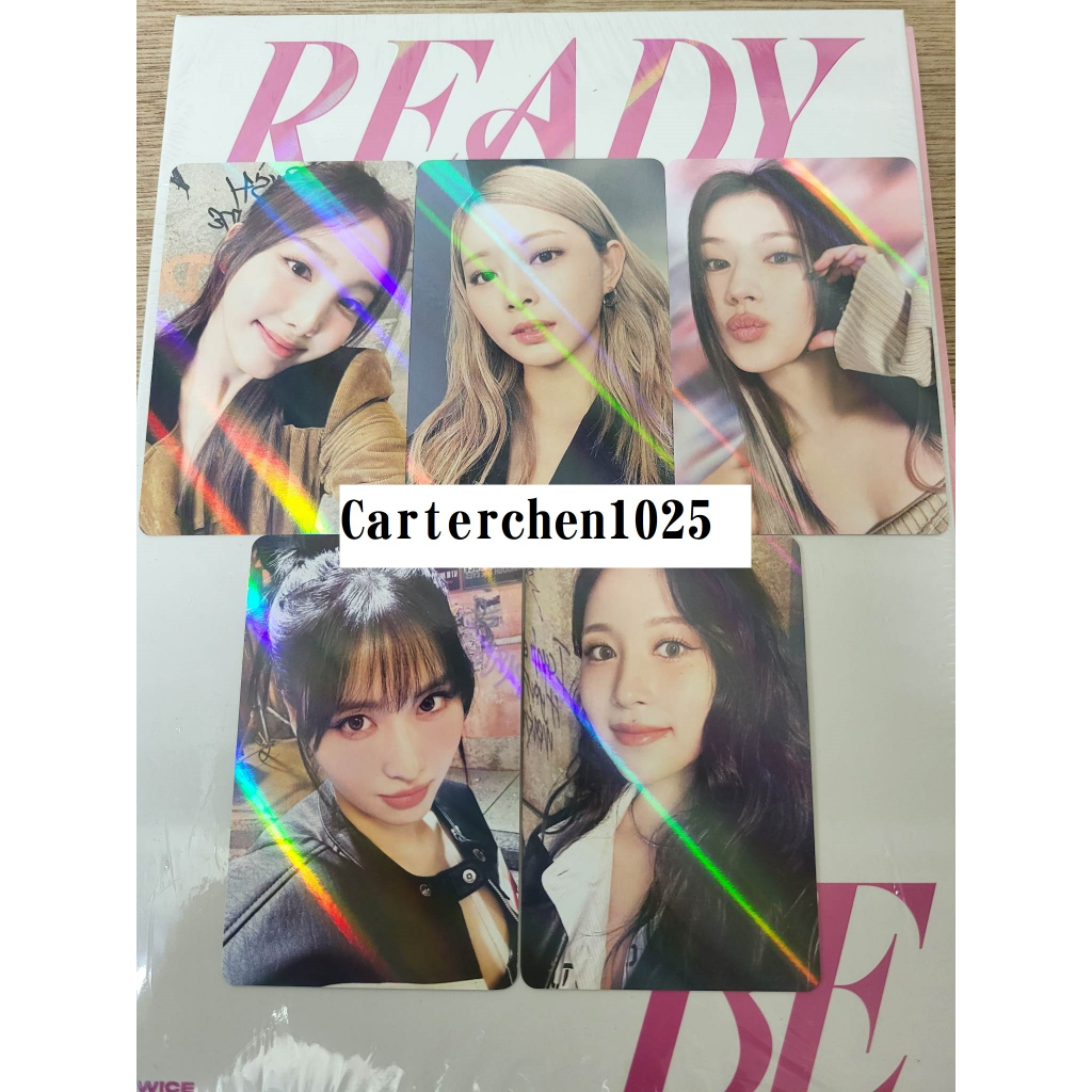 TWICE 迷你十二輯READY TO BE 】 WM Withmuu 特典閃卡小卡子瑜Mina