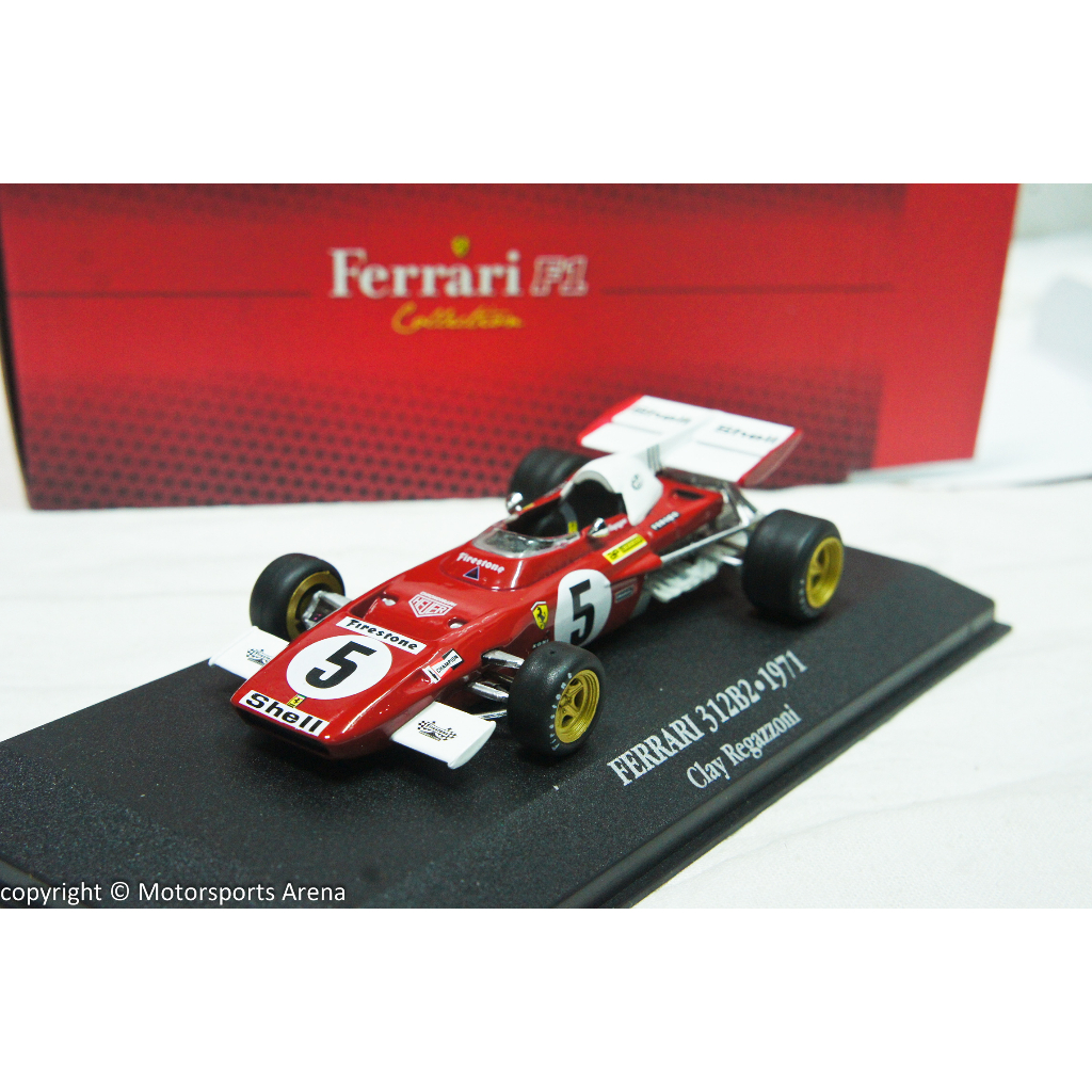 F1F57 Voiture 1/43 CENTAURIA Formule 1 FERRARI 312 B2 1971 #5 C Regazz – Jumajo