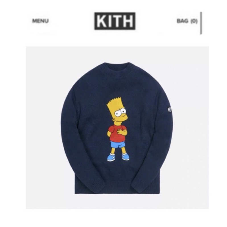 🇺🇸Kith for The Simpsons Portrait辛普森潮流滑板圓領長袖T恤潮流