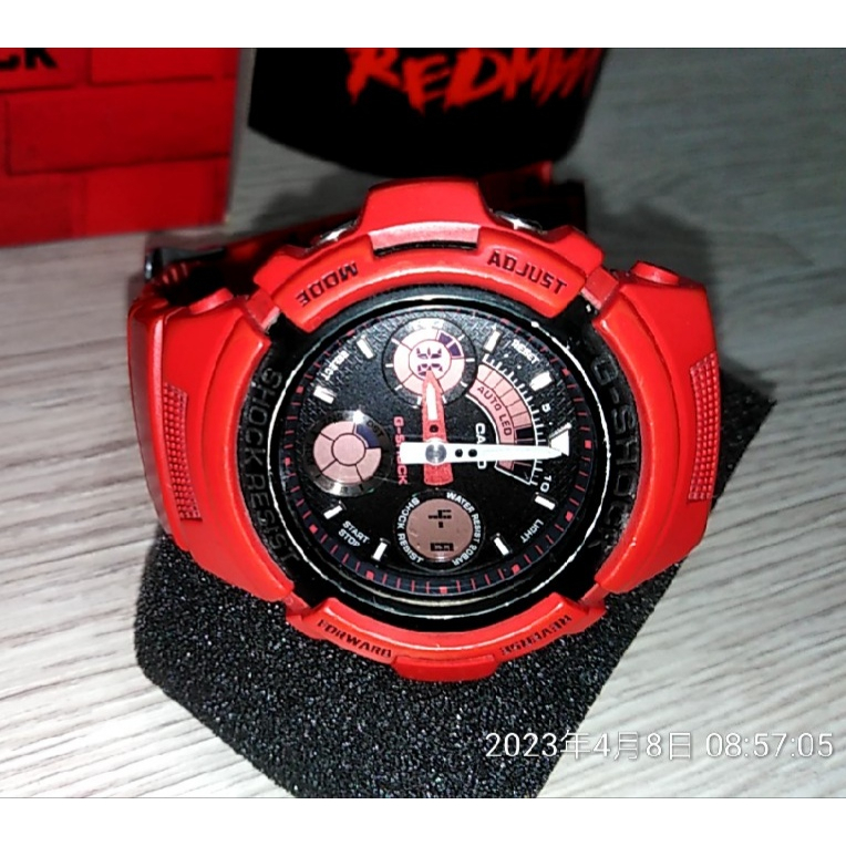 💎 卡西歐 G-SHOCK Redman 限量版手錶 AW-591RED-4ADR《NO5.小販部》特價 現貨