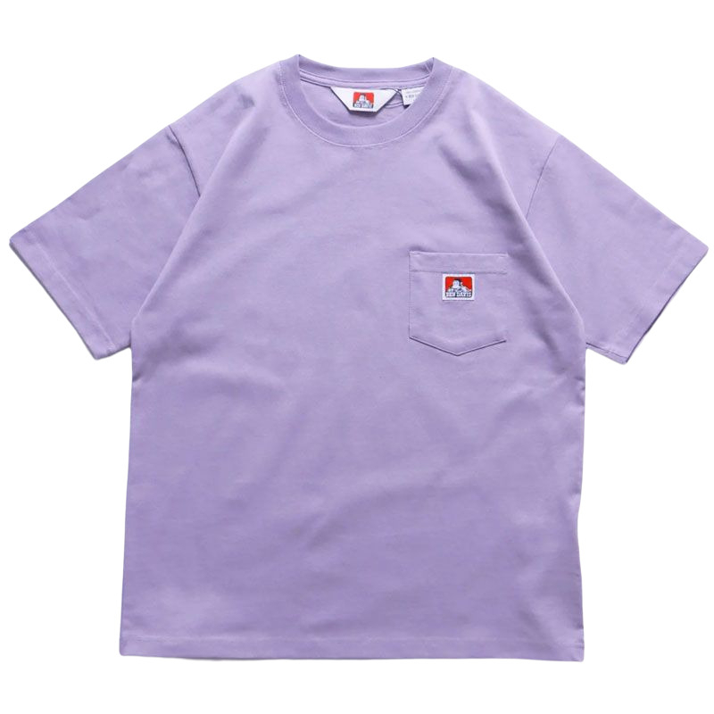 BEN DAVIS 23580000-76 BEN'S ONE POINT POCKET TEE 口袋短T (丁香紫