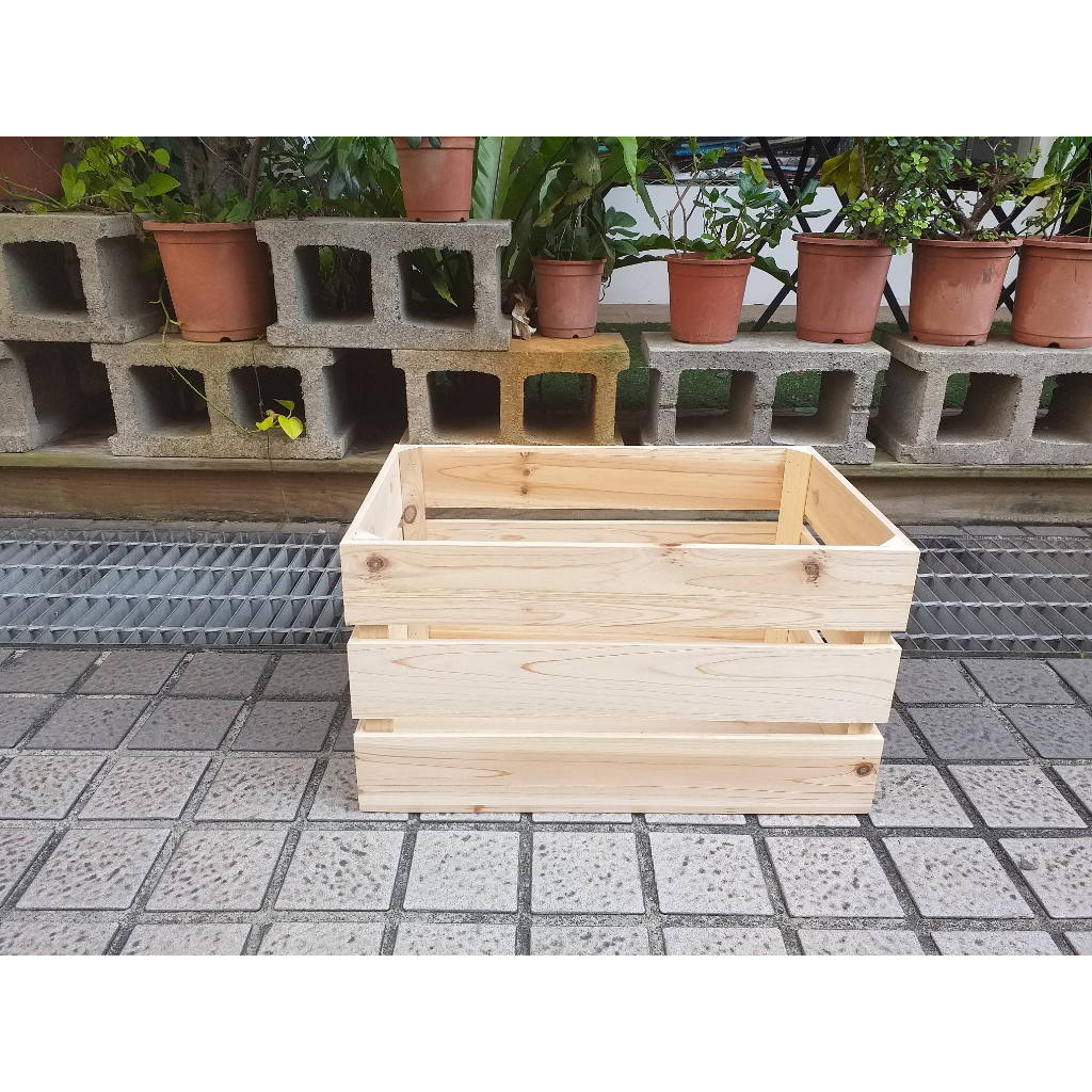 (現貨)實木收納箱.木箱.整理箱.木箱子.儲物箱. | 蝦皮購物
