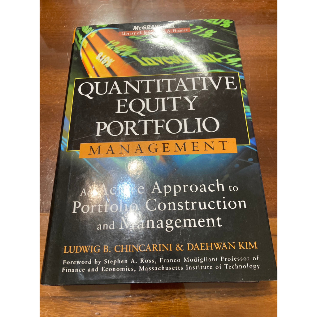 Quantitative Equity Portfolio Management by Ludwig B Chincar | 蝦皮購物