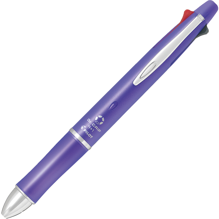 PILOT 百樂｜Dr.Grip 健握4+1多功能筆(0.5mm)(4色+自動鉛筆/多機能