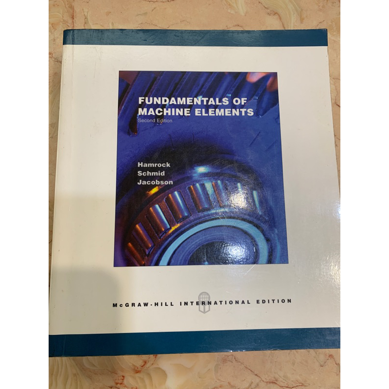 Fundamentals Of Machine Elements