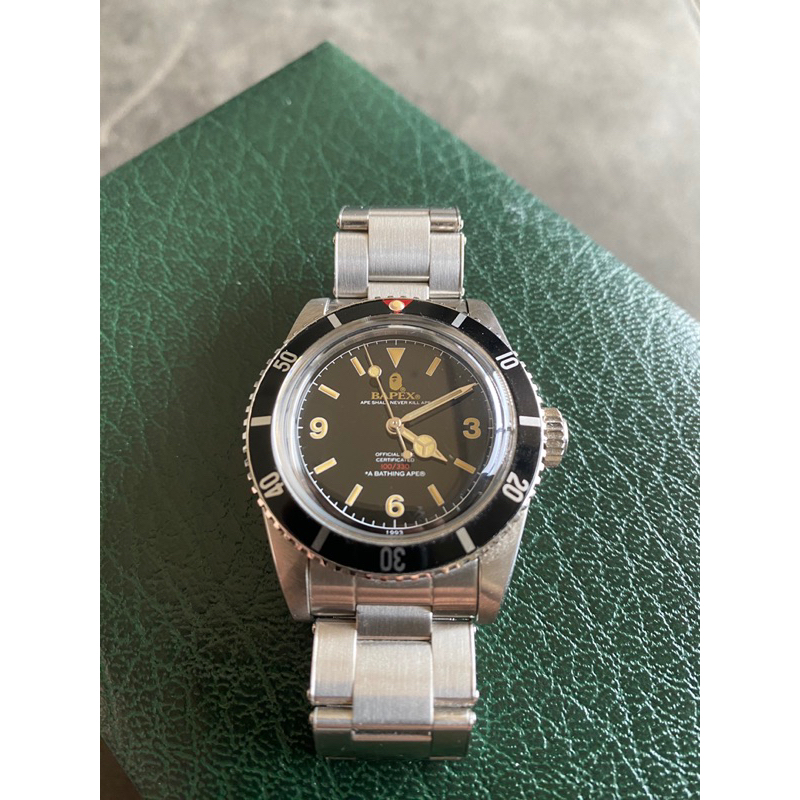 BAPE VINTAGE TYPE 1 BAPEX 黑水鬼自動上鏈機械錶a bathing ape | 蝦皮購物