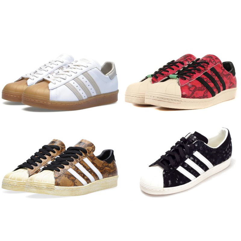 Adidas men's superstar shop 80s shield canvas sneakers