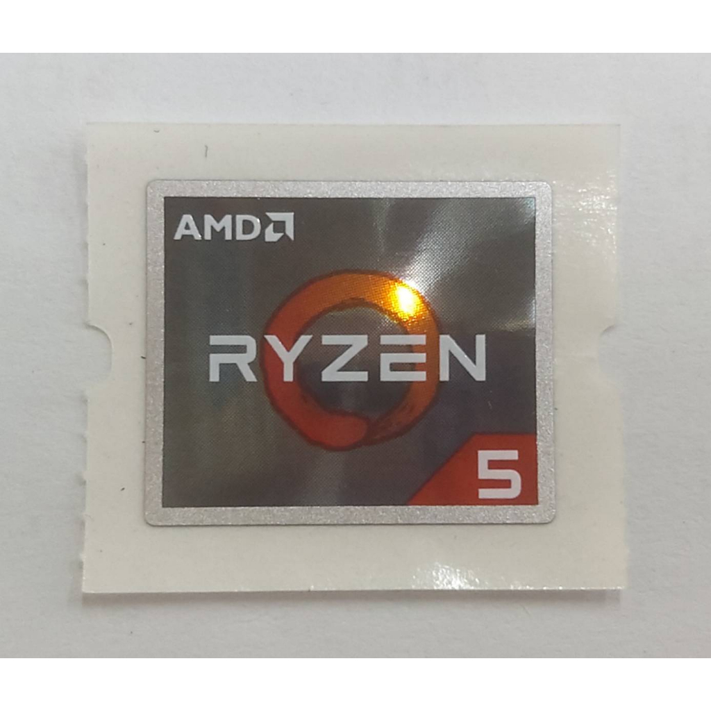 Amd RYZEN 5 R5 標誌貼紙貼紙 原廠貼紙 全新品 二款隨機出 | 蝦皮購物
