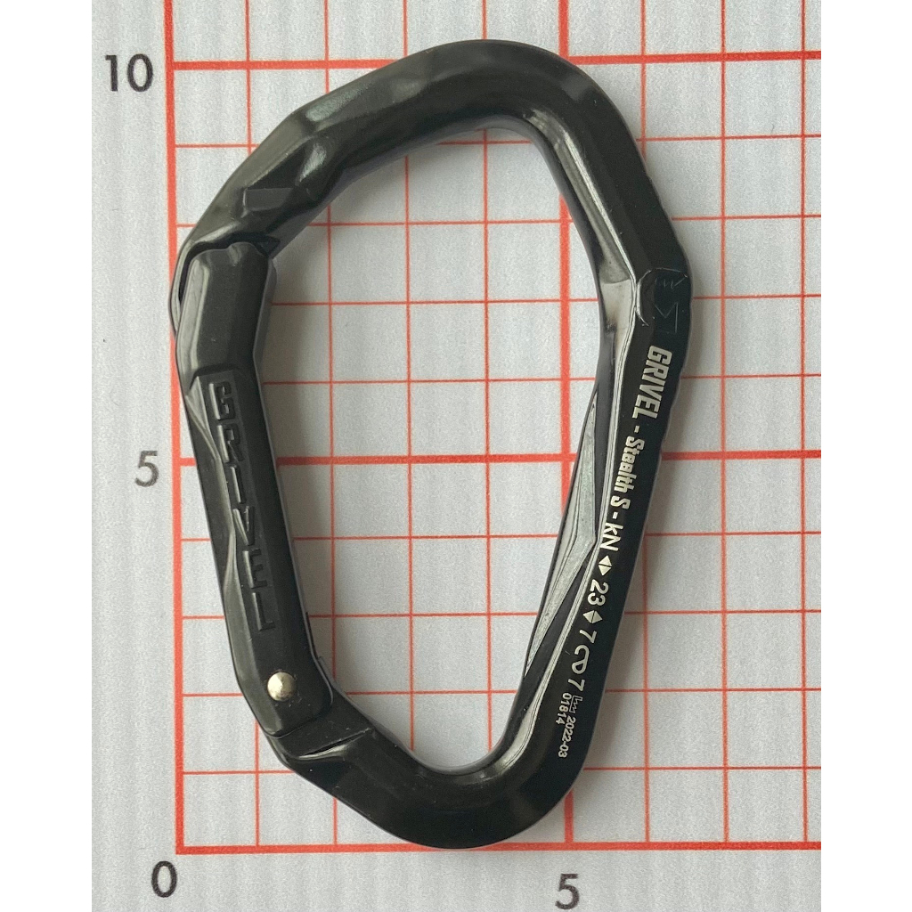 【隔壁山友】現貨 Grivel Stealth Straight 鉤環 無鎖勾環 攀岩 全黑 | 蝦皮購物