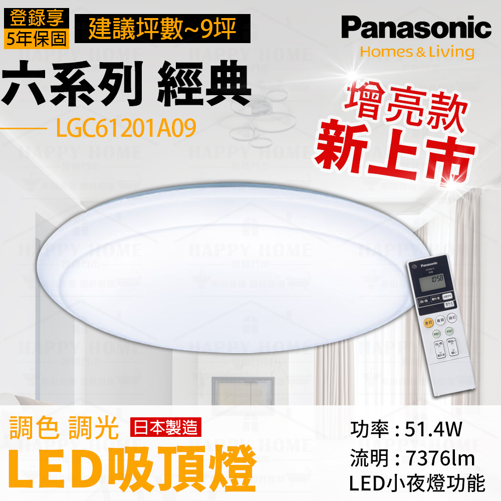 ⭐ 【私訊下單最便宜】保固5年Panasonic LGC51101A09 LGC61101A09 日本