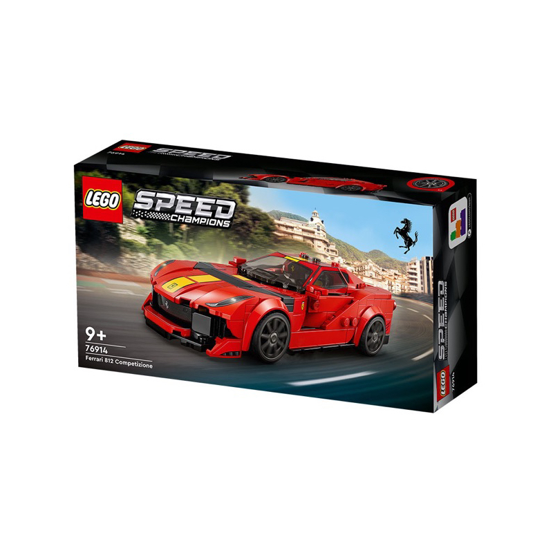 【lego 樂高】極速賽車系列 76914 Ferrari 812 Competizione(法拉利跑車 賽車模型) 