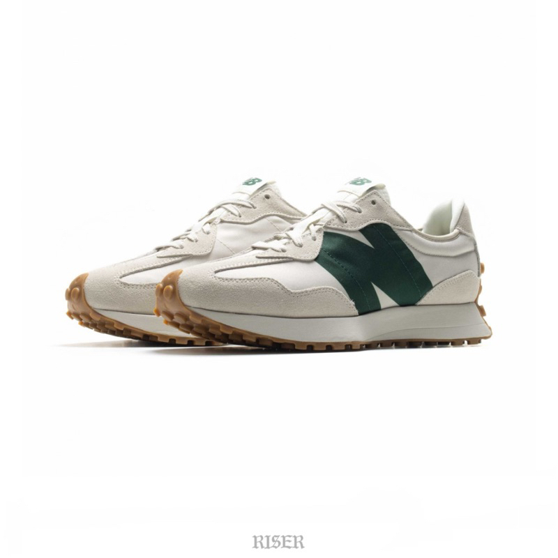 TRYGO｜ NEW BALANCE 327 HR1 白綠 灰綠 NB327 MS327HR1 | 蝦皮購物