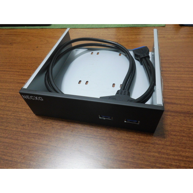 NECXG USB2.0光碟機位前置面板 檔板線 支持USB3.0 移動硬碟 5.25吋 前面板外接usb | 蝦皮購物