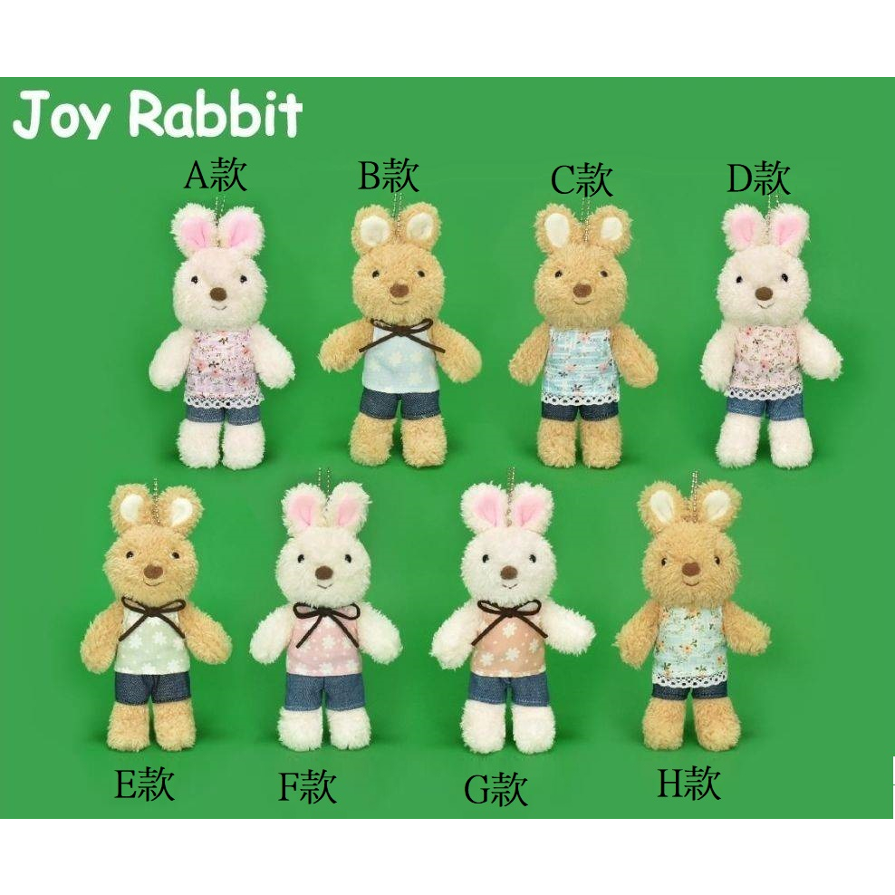 [有米百貨](台灣現貨) 歡樂兔花系列 3吋 兔兔 兔子 玩偶 吊飾 Joy Rabbit 正版授權 附發票 | 蝦皮購物