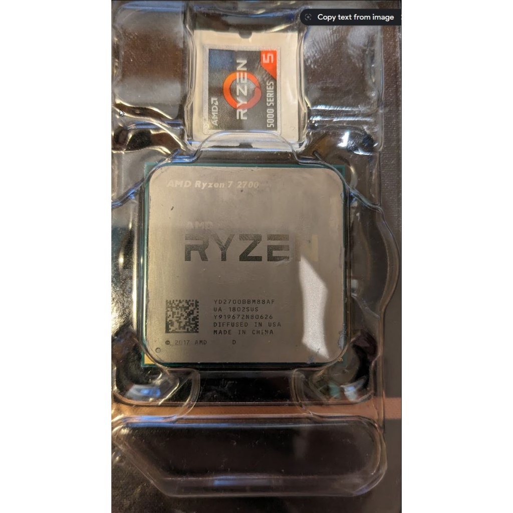 AMD Ryzen CPU R7 2700 AM4 | 蝦皮購物
