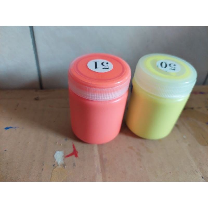 水性 螢光漆 油性 螢光漆 100ml 螢光粉 各色 螢光 佈景 螢光粉 | 蝦皮購物