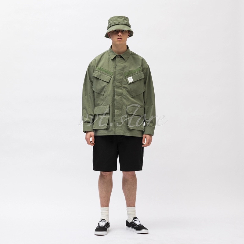 WTAPS 23SS JUNGLE 02 / LS / NYCO. RIPSTOP 四袋長袖襯衫外套