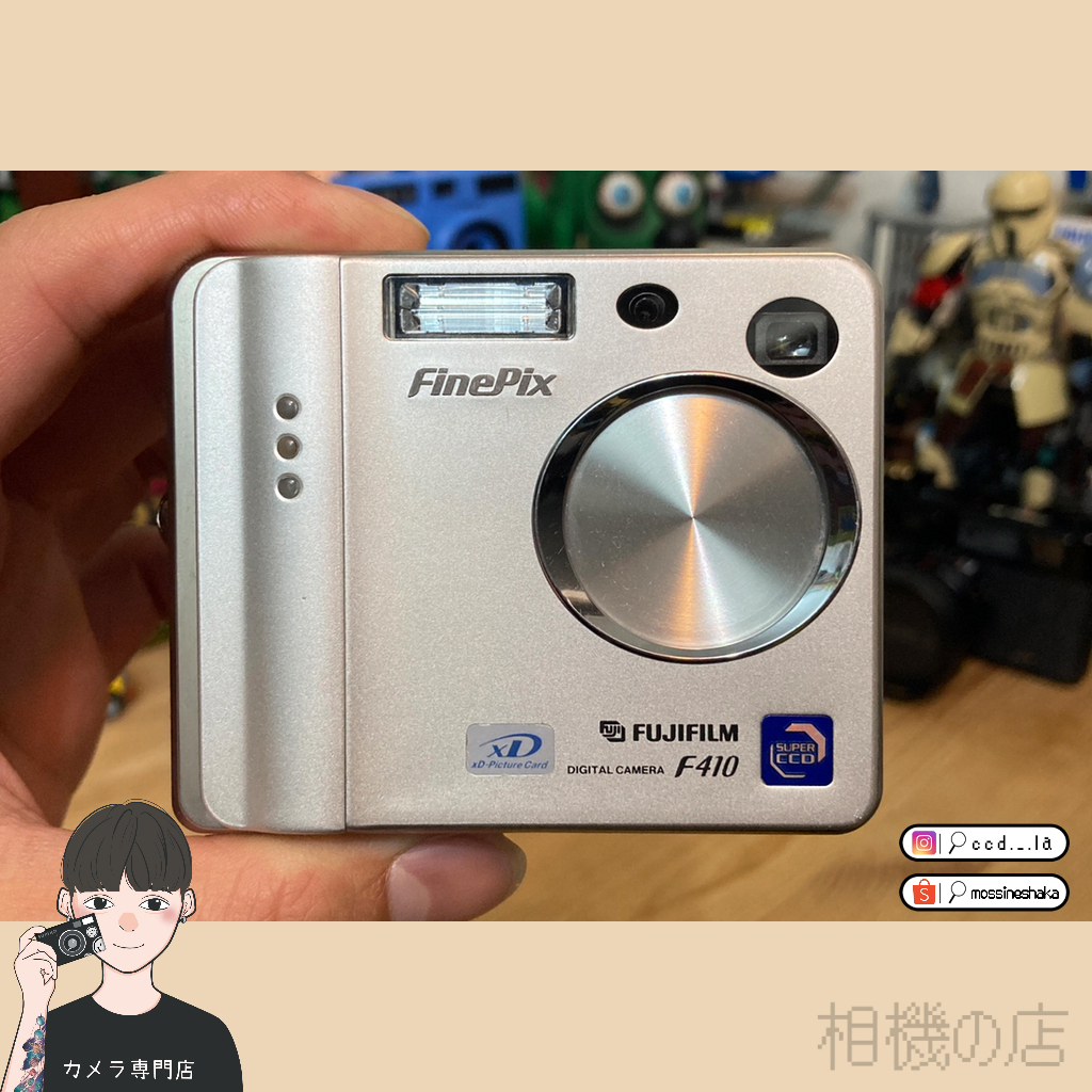 富士フイルム　FinePix F410  本体、バッテリー、パワーアダプター