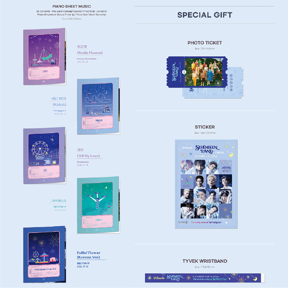 微音樂💃斷貨韓國進口樂譜SEVENTEEN <SEVENTEEN LAND : DAY