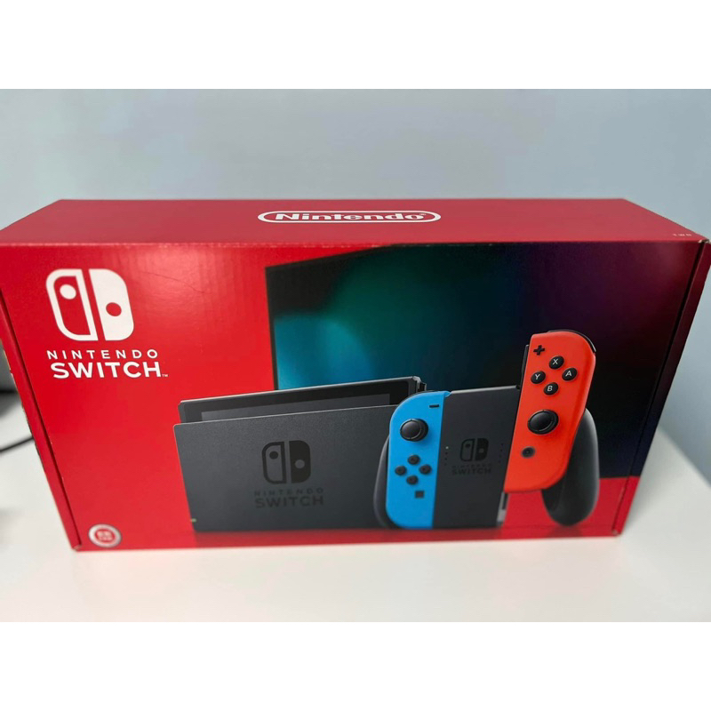 全新任天堂Nintendo Switch電力加強版紅藍主機（HAC-001)-01 | 蝦皮購物