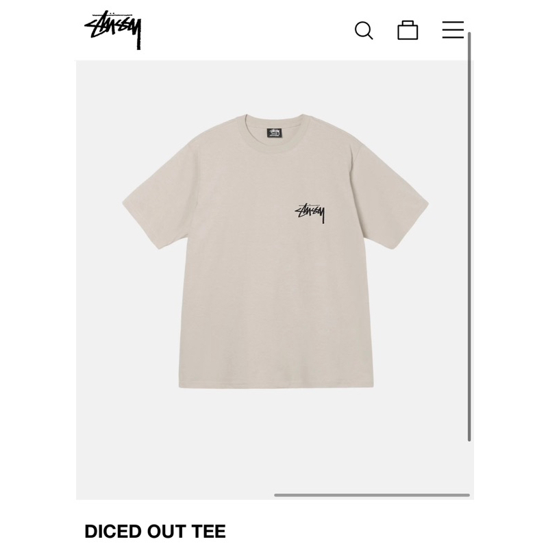 現貨美國23 STUSSY DICED OUT TEE 賭場骰寶潮流短袖T恤滑板正品代購