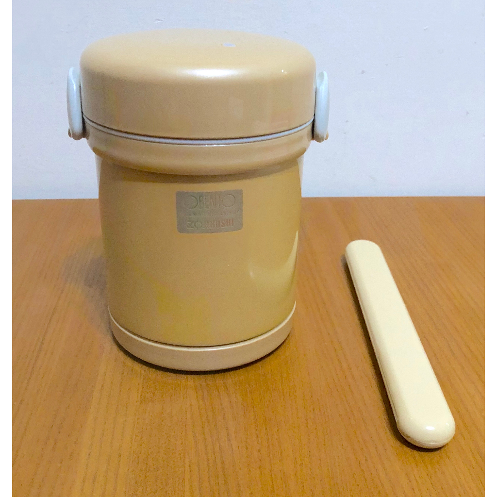 象印 ZOJIRUSHI Bento 二層 不鏽鋼真空保溫便當盒 MADE IN JAPAN 蝦皮購物