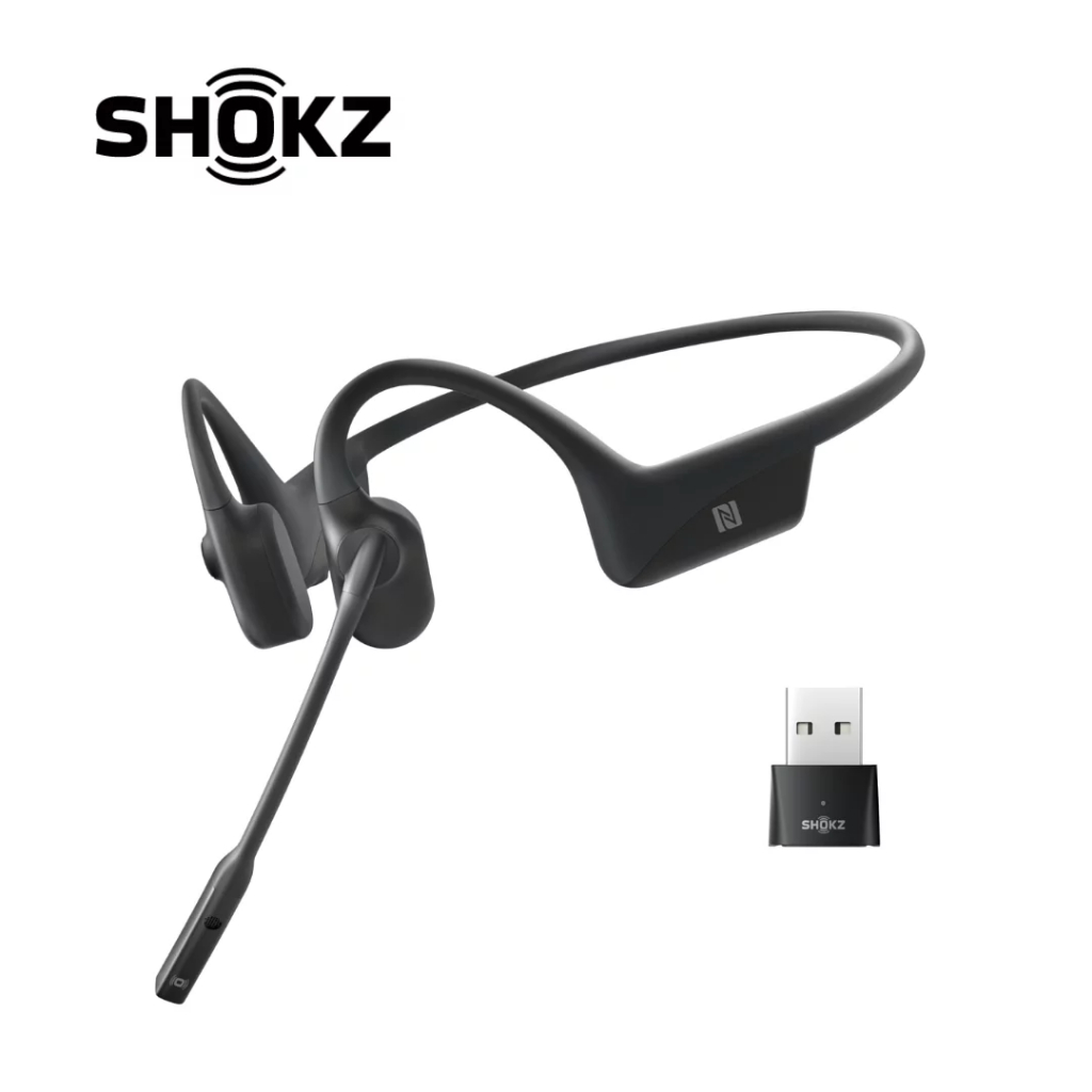 買即贈原廠大禮包Shokz OpenComm UC 骨傳導通訊耳機｜開放式｜商務