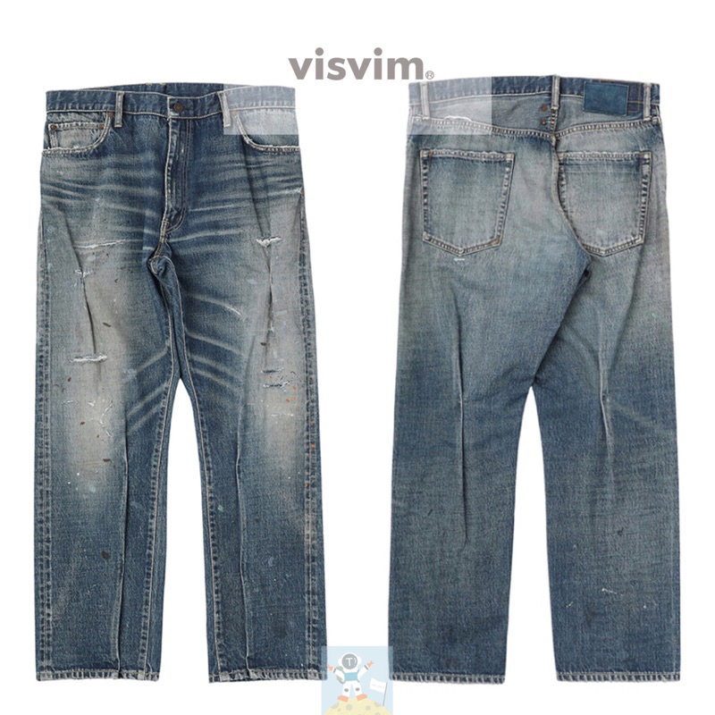 visvim 23SS SS JOURNEYMAN PANTS TACKED DMGD-27 牛仔褲 休閒褲 牛王