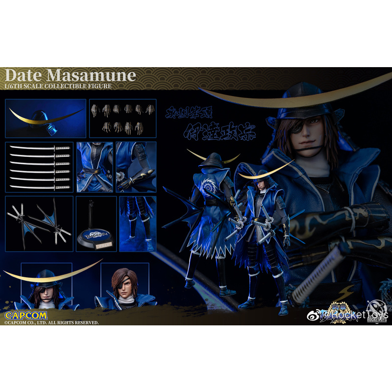 咩咩Q全新Rocket Toys 1/6 戰國BASARA ROC-001 伊達政宗/ ROC