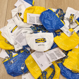 ❪ inn ❫現貨🔹日本🇯🇵 IKEA 宜家 迷你零錢包 迷你收納袋 鑰匙包 吊飾包 日本lkea限定