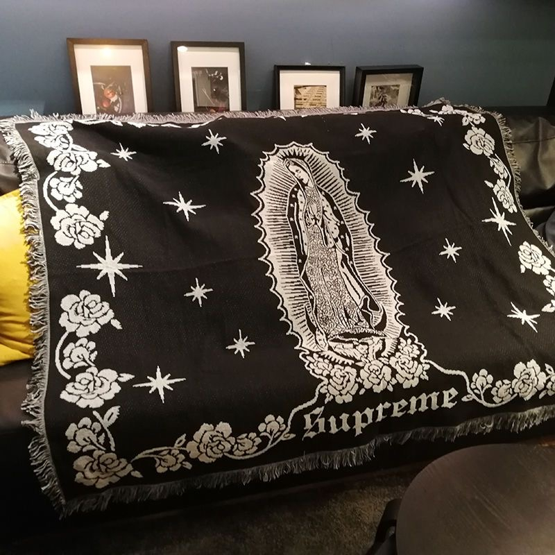 WS家居Supreme Virgin Mary Blanket 聖母瑪利亞毛毯掛毯裝飾潮流潮牌涼