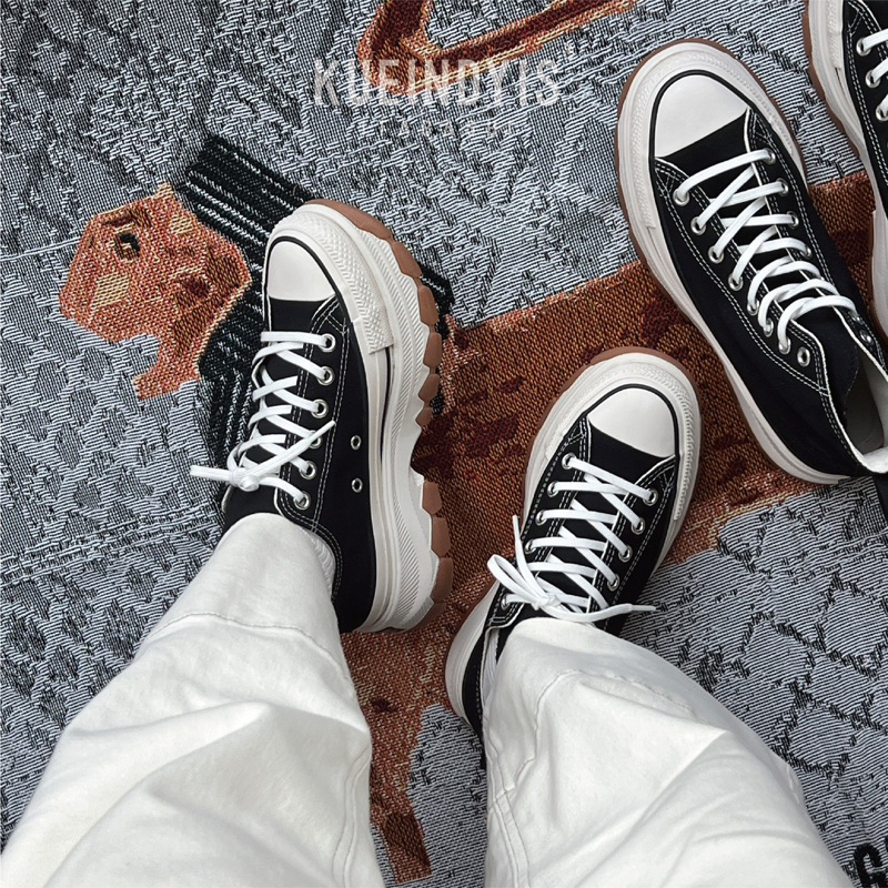 KNS日本限定❙ Converse All Star Ⓡ 防潑水焦糖厚底帆布鞋TREKWAVE OX | 蝦皮購物
