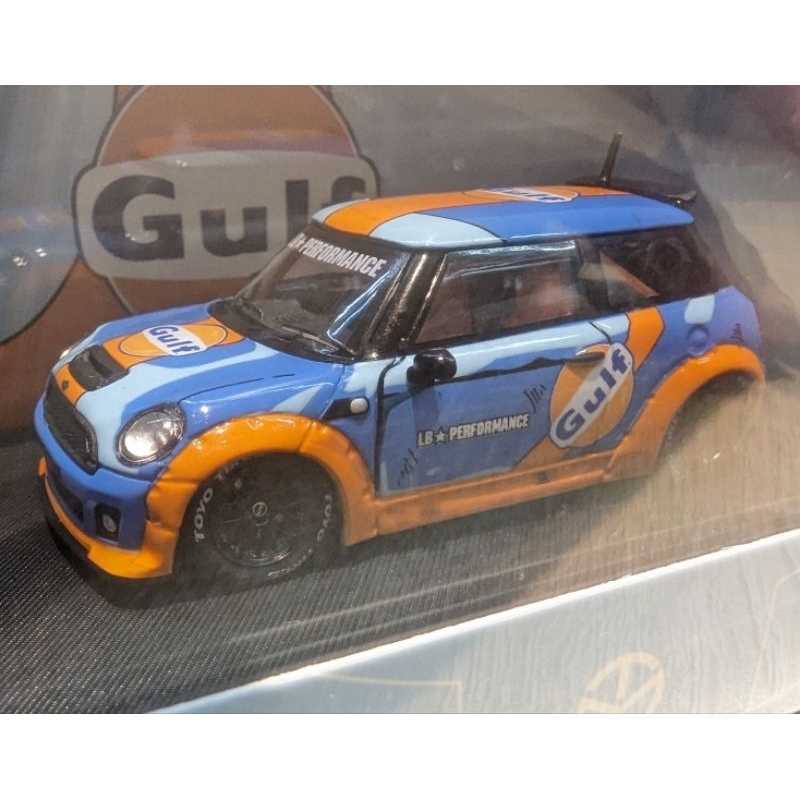 1/64 全新未拆封 Time Micro 迷你酷伯 Mini Cooper 漫畫風 海灣 Gulf 塗裝 LBWK | 蝦皮購物