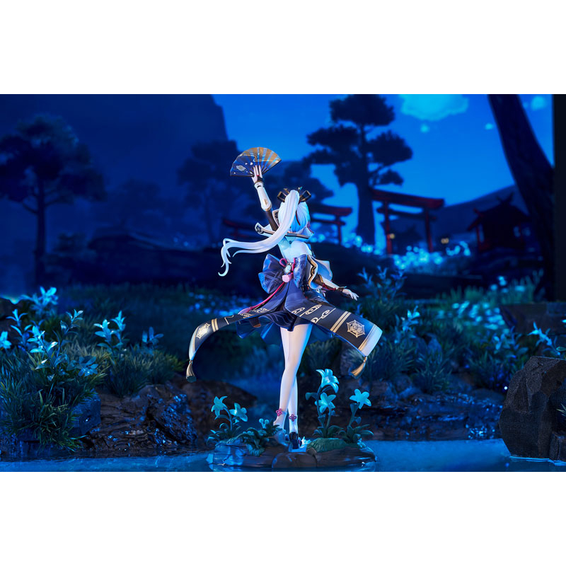 ·Mine公仔·日版附特典原神APEX 神里綾華白鷺霜華1/7 PVC D3113