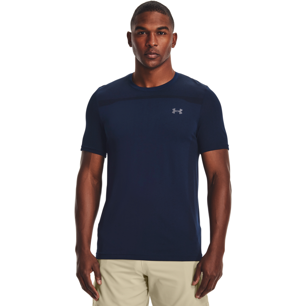 【UNDER ARMOUR】男 Seamless短T-Shirt 1361131-408 | 蝦皮購物
