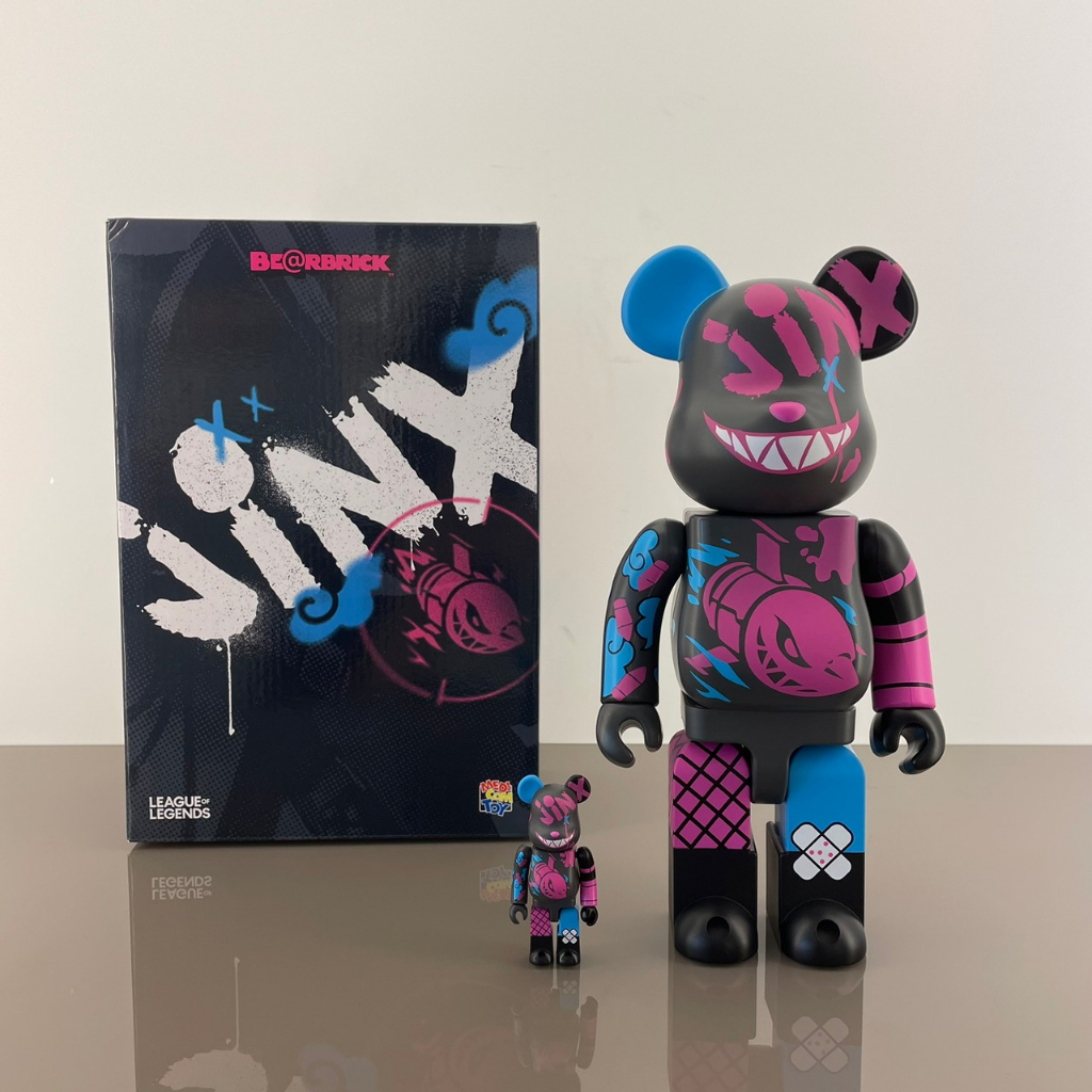 Be@rbrick BEARBRICK JINX 金克絲 英雄聯盟 LOL 400% 100%