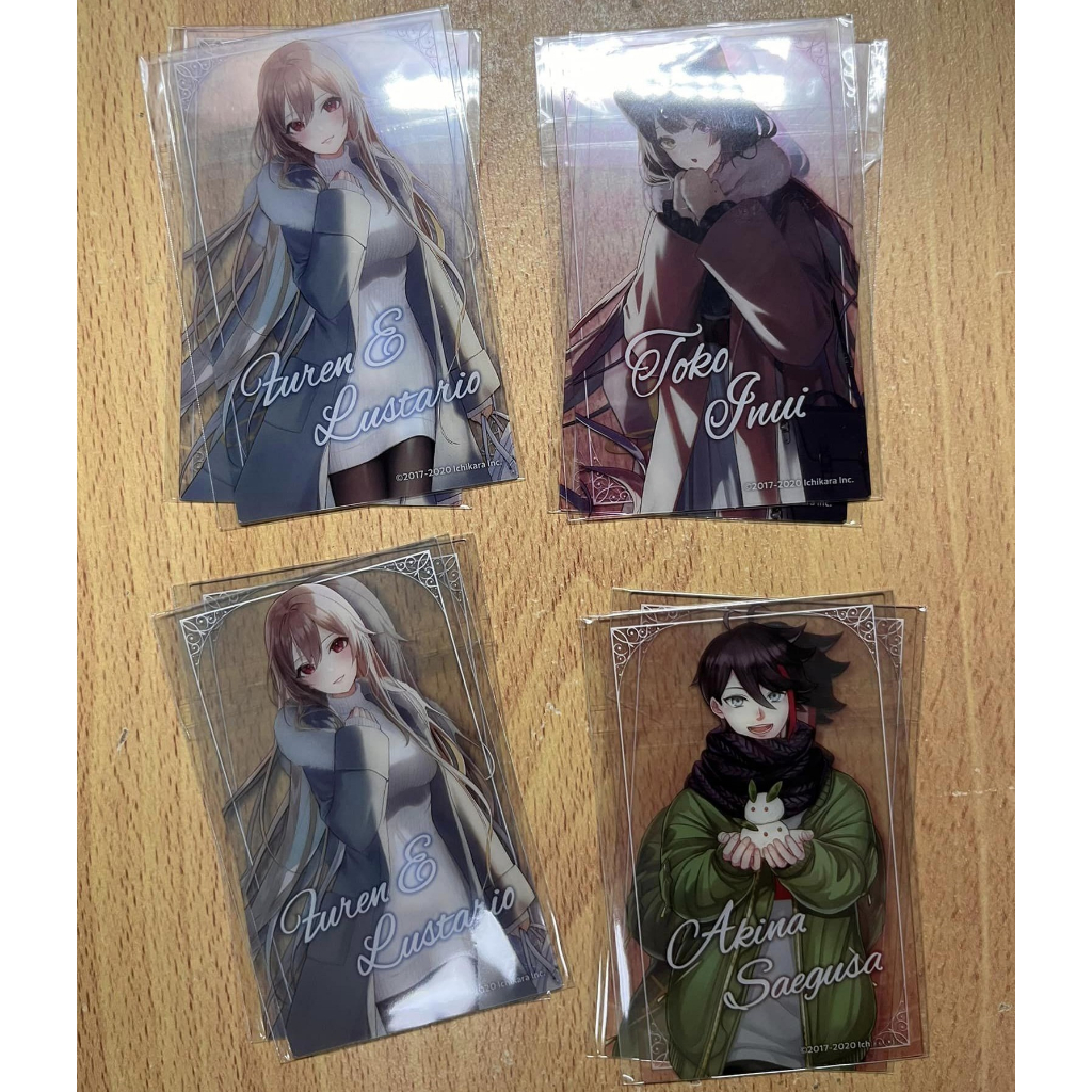 彩虹社 NIJISANJI JP 2021溫暖系列 透卡 三枝明那 戌亥床 芙蓮 隱 普 周邊 にじさんじ | 蝦皮購物