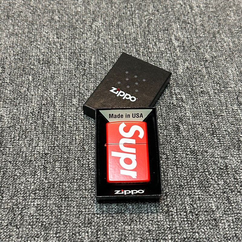 SUPREME LOGO ZIPPO 打火機| 蝦皮購物