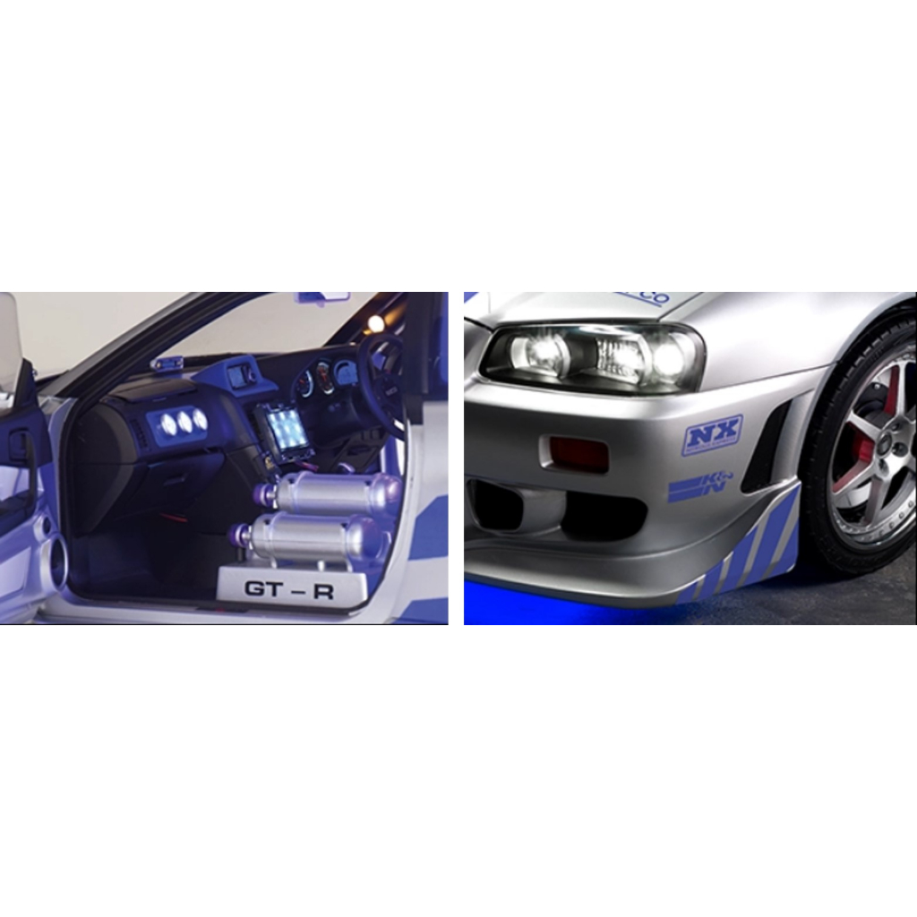 日本代購deagostini 日產Nissan GT-R R34 18 組裝模型期刊日空版玩命關頭| 蝦皮購物