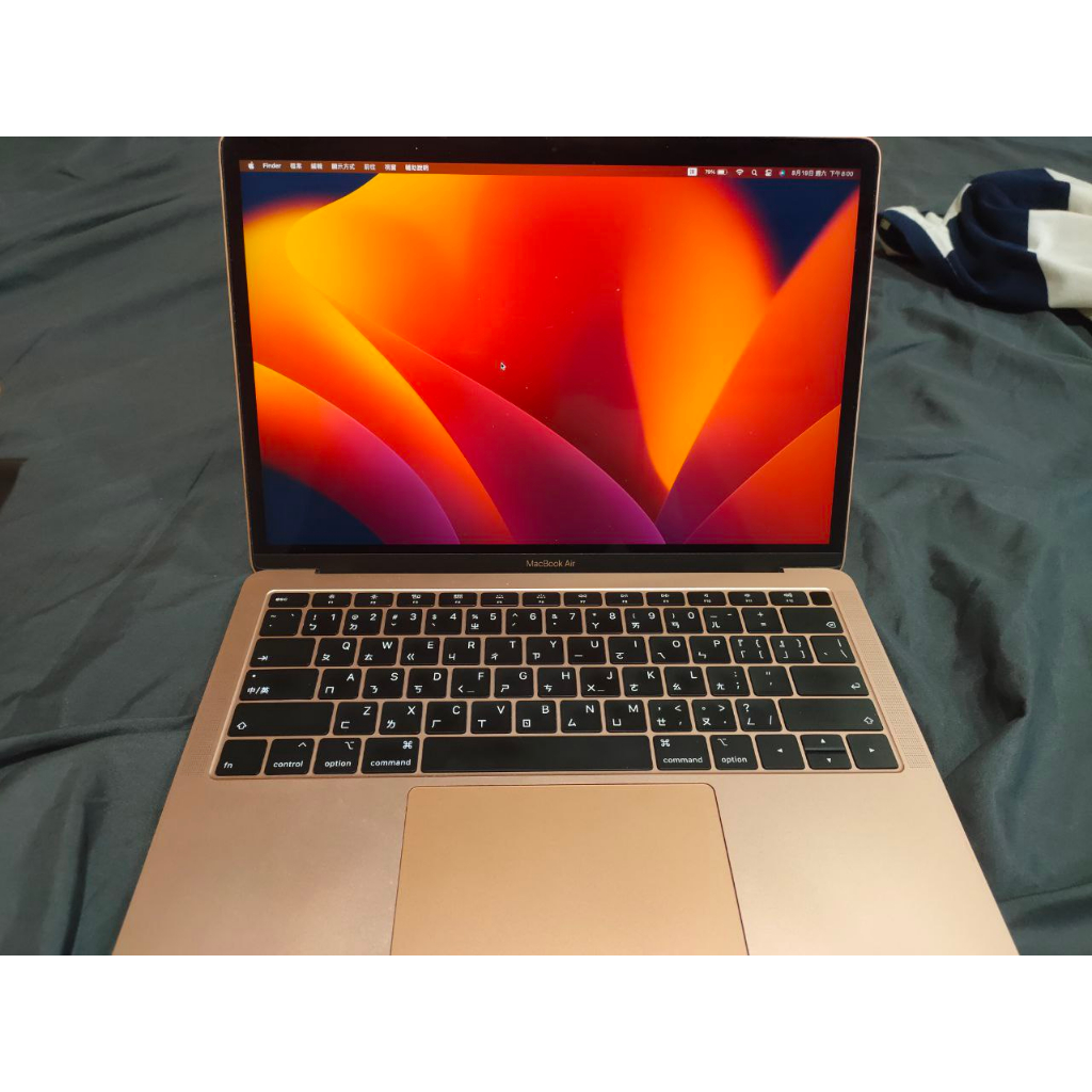 MacBook Air 13吋i5 1.6G 玫瑰金8G 128G SSD A1932 2019年款| 蝦皮購物