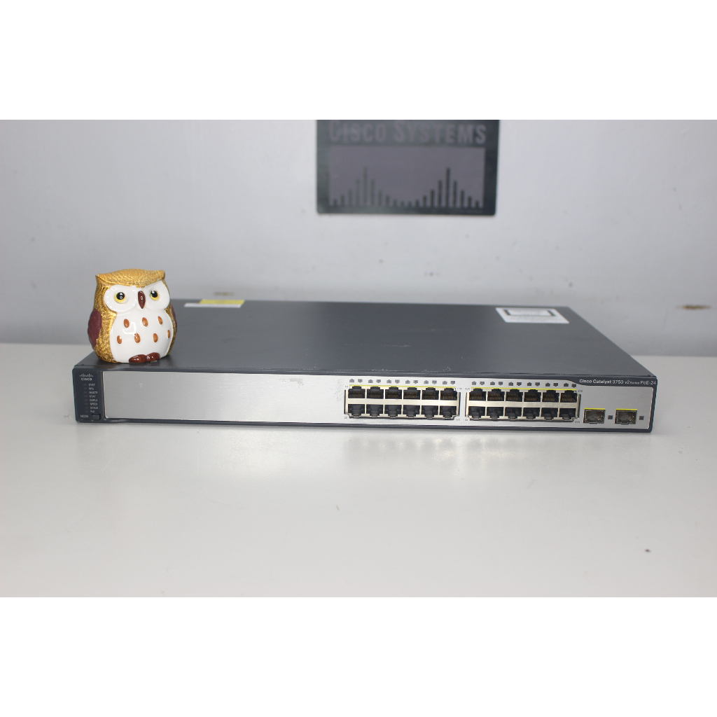 Cisco WS-C3750V2-24PS-S Catalyst 3750V2 24 10/100 PoE + 2 Sw | 蝦皮購物