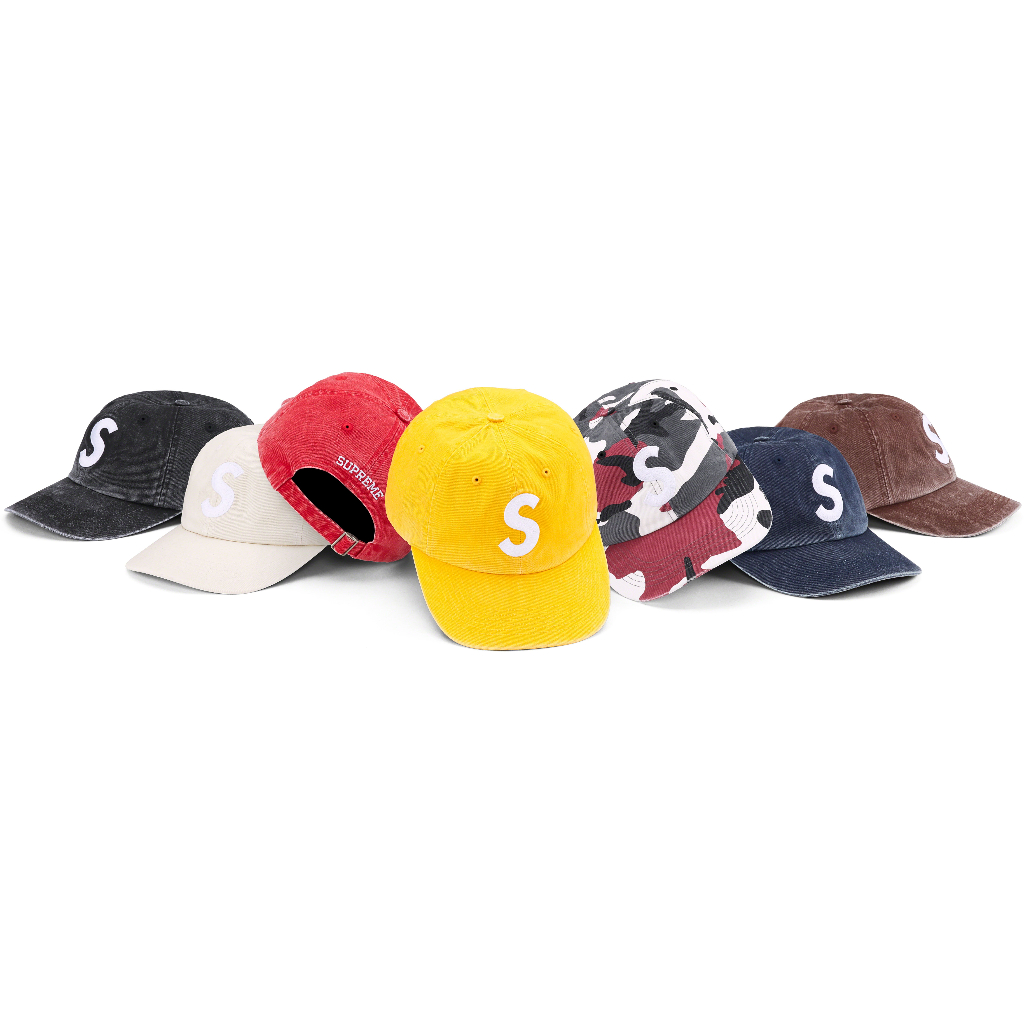 Supreme 2023 F/W 秋冬Pigment Print S Logo 6-Panel 六分割帽子| 蝦皮購物