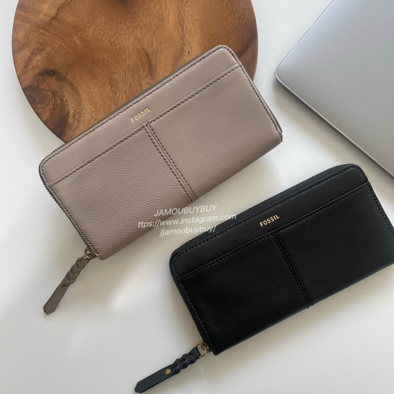 Fossil discount zip clutch