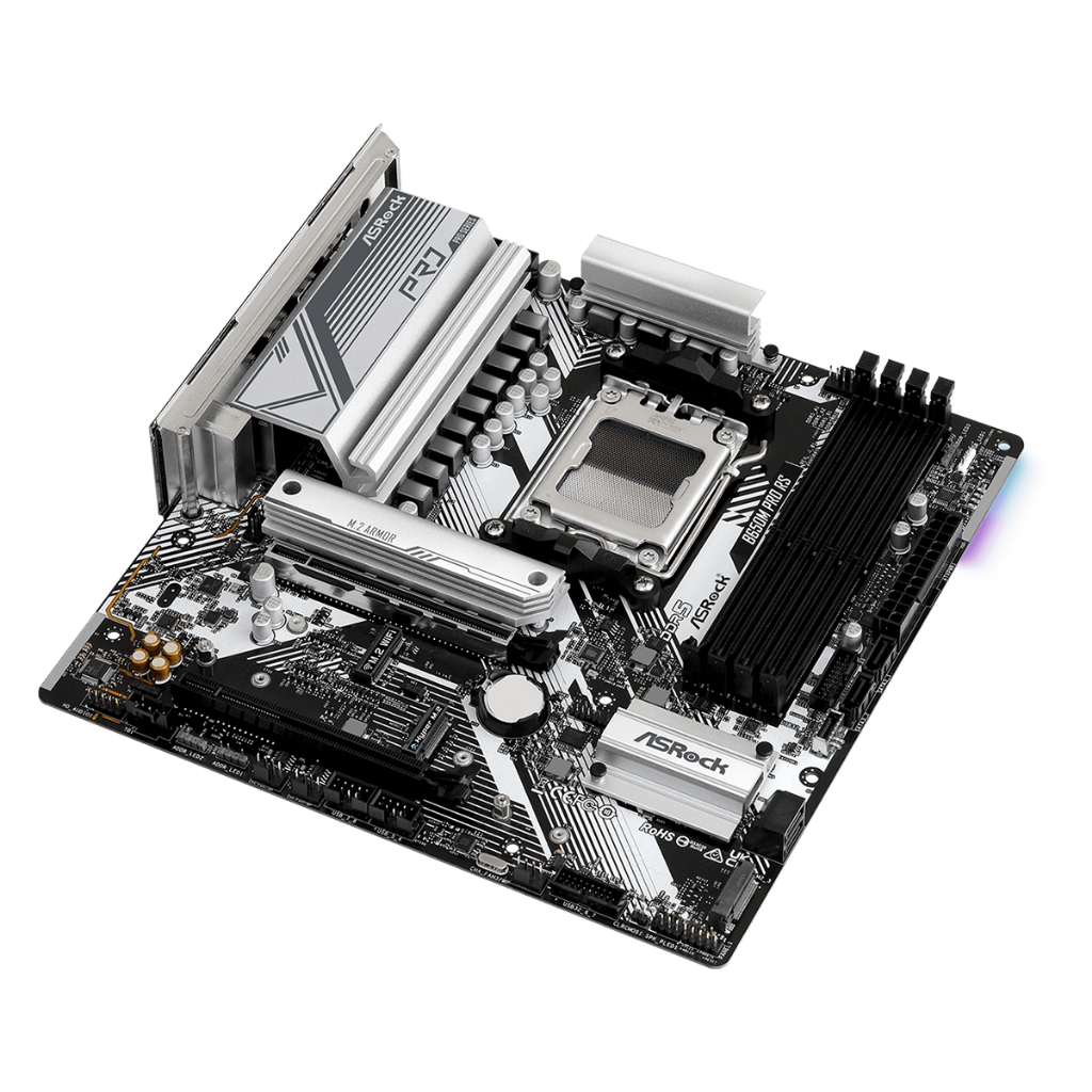 ASRock華擎B650M Pro RS【M-ATX】AM5腳位/DDR5/主機板/原價屋| 蝦皮購物