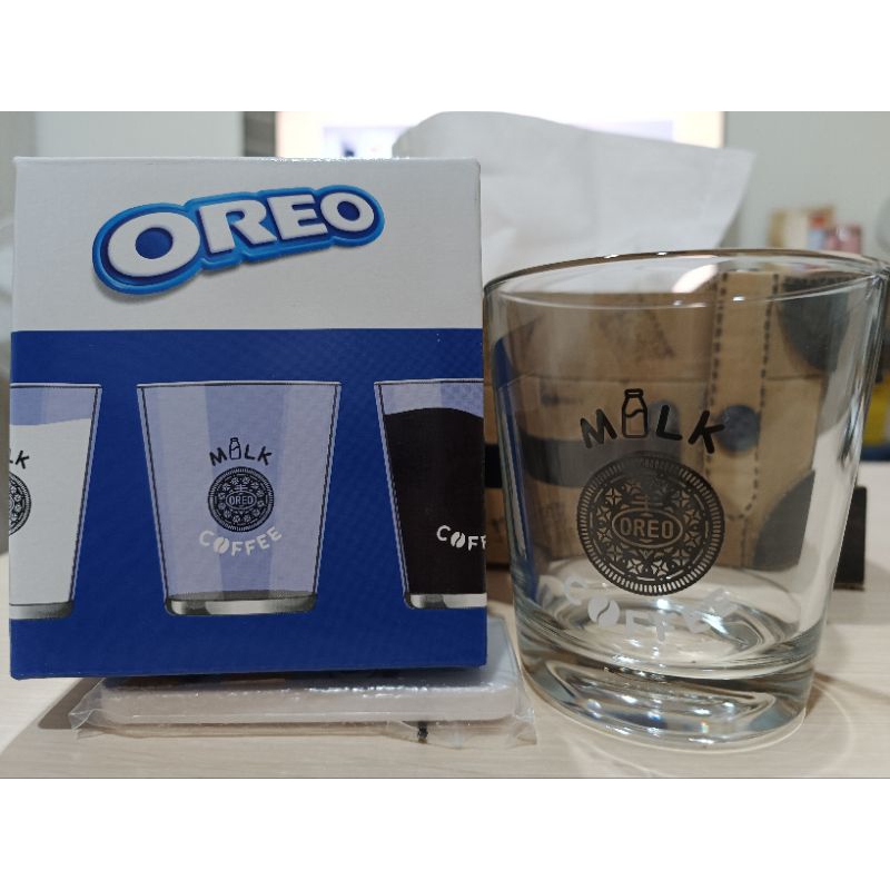 [Oreo]牛奶杯 玻璃杯 咖啡杯 280ml | 蝦皮購物